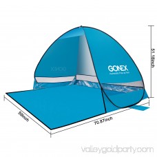 Gonex Lightweight Beach Shade Tent Sun Shelter, Automatic Pop up Instant Portable Family Anti UV Cabana